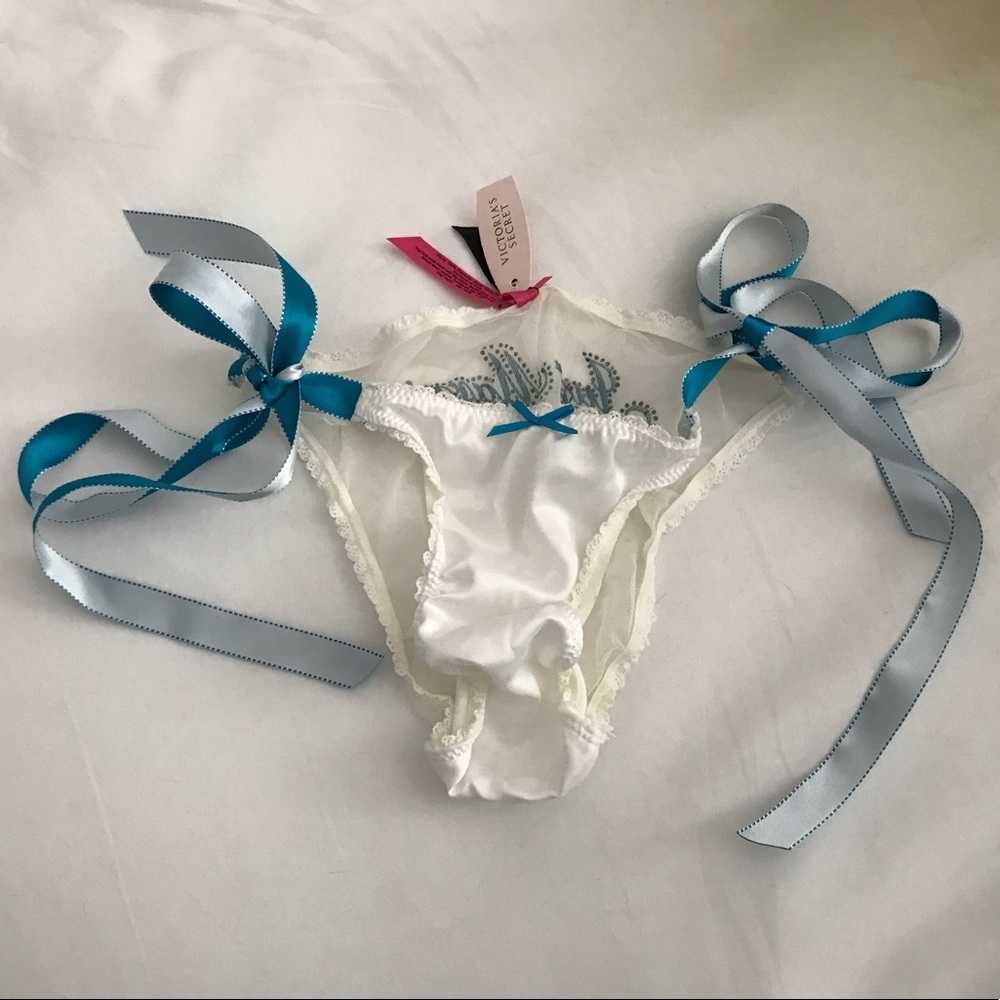 Just Married VS Bridal Undies NWT sz S